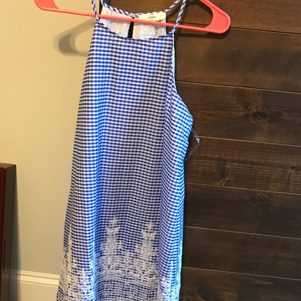 BNWOT Engel Gingham Swing Dress